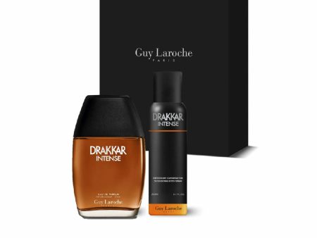 Men s Perfume Set Guy Laroche DRAKKAR INTENSE EDP 2 Pieces Hot on Sale