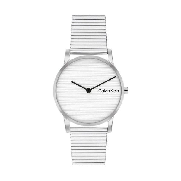 Men s Watch Calvin Klein 25100033 Silver Online Hot Sale