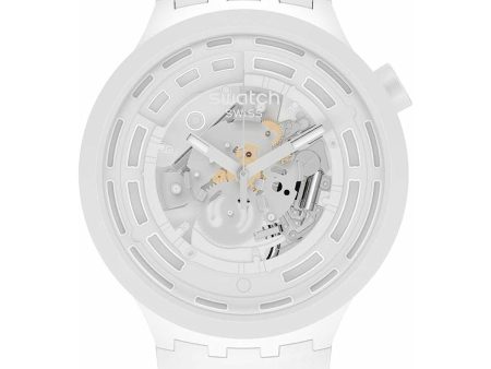 Infant s Watch Swatch BIOCERAMIC C-WHITE (Ø 47 mm) Online Hot Sale