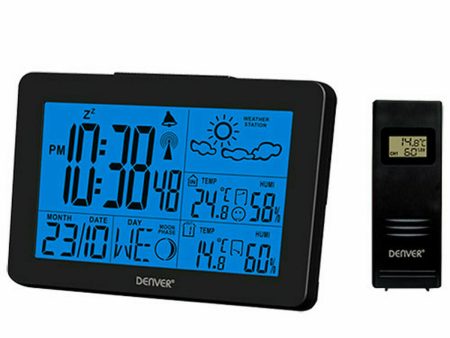 Multi-function Weather Station Denver Electronics WS-530BLACK Black Online Hot Sale