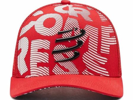 Sports Cap Compressport CU00008B-303 Red One size For Sale