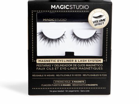 Set of false eyelashes Magic Studio Volume Magnetic 2 Pieces Supply