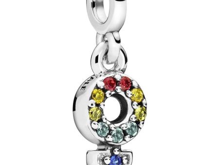 Woman s charm link Pandora WOMEN PRIDE MINI DANGLE Online now