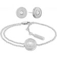 Bracelet and Earrings Set Calvin Klein 35700009 For Sale