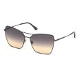 Ladies  Sunglasses Tom Ford FT0738 61 01B Discount