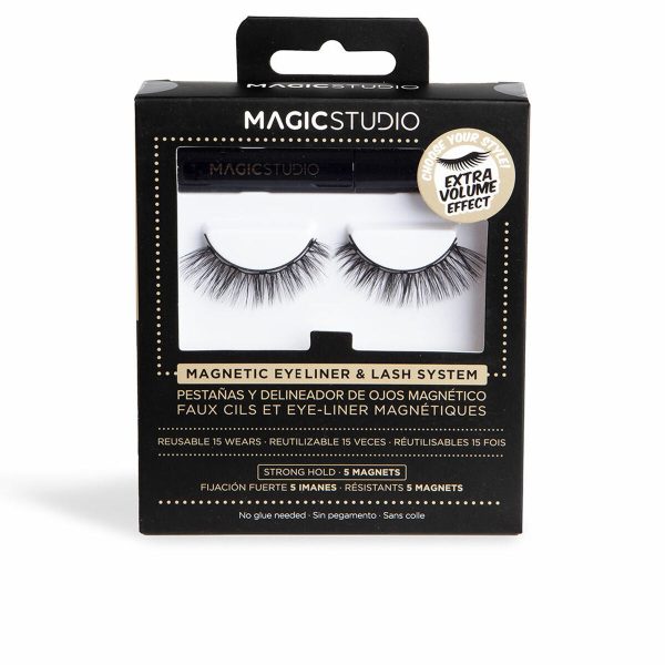 Set of false eyelashes Magic Studio Extra volume Magnetic 2 Pieces Discount